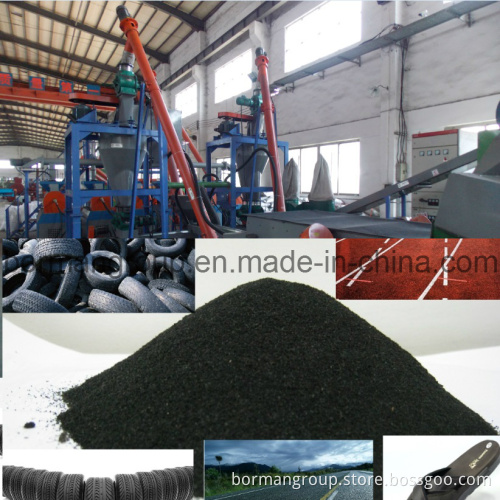 Used Tyre Recycling Plant 1000kg/H
